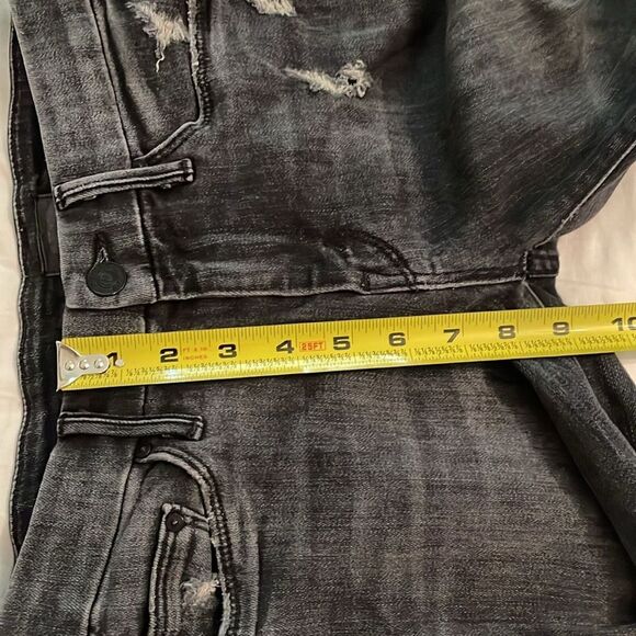 Mother Denim Undone Hem Looker Ankle Distressed Jeans Womens Size 26 - Picture 4 of 12